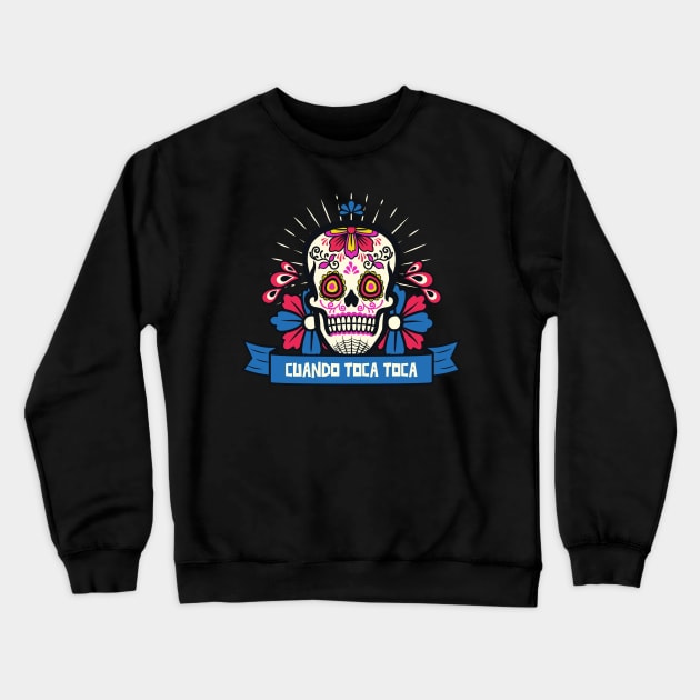 dia de los muertos Crewneck Sweatshirt by Tip Top Tee's